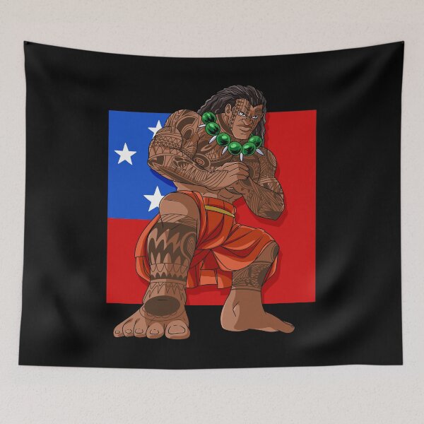 Item preview, Samoan Pride Polynesian Tribal Samoa Flag designed and sold by Nosek1ng.