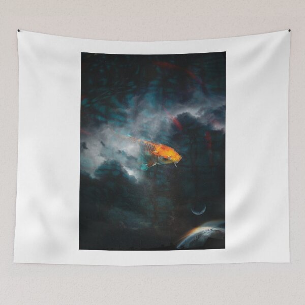Item preview, A fish on space designed and sold by Print Fone.