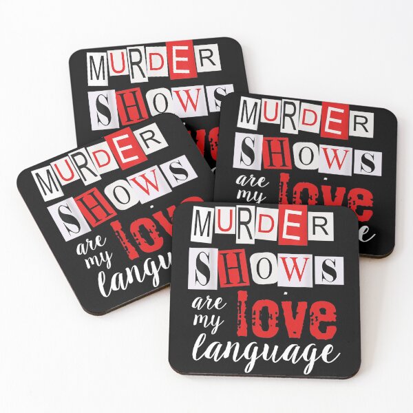 Item preview, Murder Shows Are My Love Language Murder Shows Crime Podcasts designed and sold by JapanBubble.