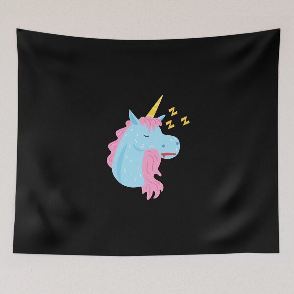 Artikelvorschau, Sleepy Funny Unicorn Simple entworfen und verkauft von CreativeBlink.