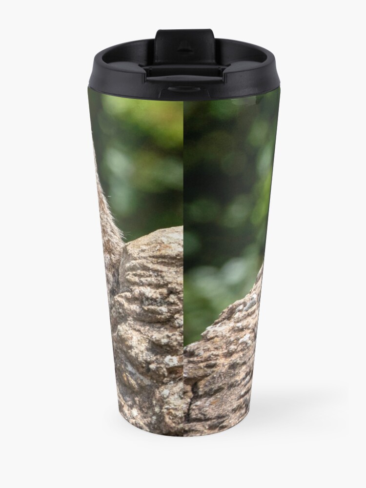 Alternate view of Meerkat on Lookout Travel Coffee Mug