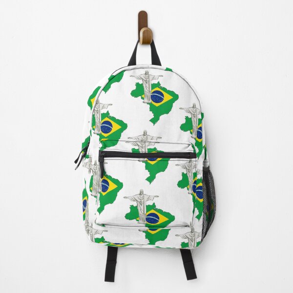 Item preview, Christ the Savior and the Map & flag colors of Brazil designed and sold by Kalin-Lyfe.