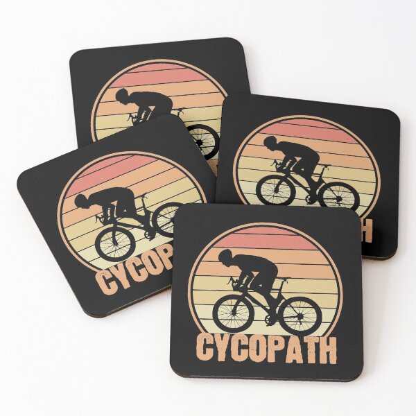 Item preview, Cycling Cycopath funny cyclist | Retro Mountain Biking and cycling design | Gifts for cycling and mountain biking lovers designed and sold by Violet Treasures.