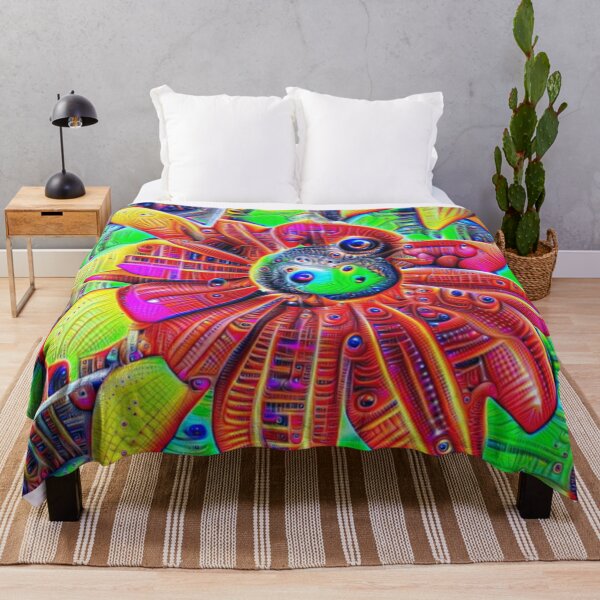 Item preview, 071021dd13 Psychedelic Flowers designed and sold by Campbell Gallery.