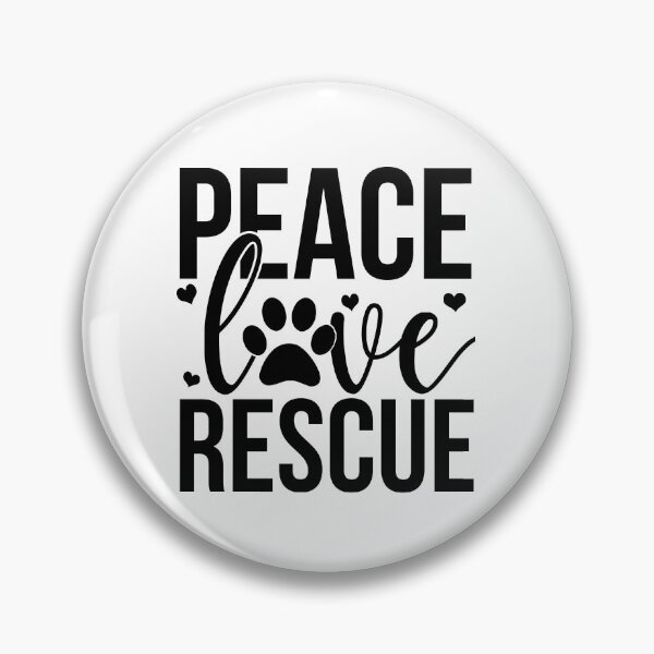 Item preview, Peace love and rescue designed and sold by AnveeBubbles.