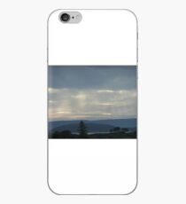 Sunrays through the clouds iPhone Case