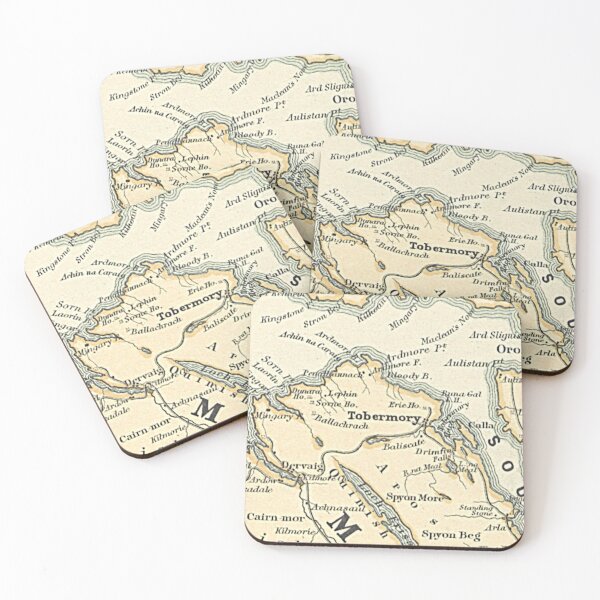 Item preview, TOBERMORY & surrounding area map 1898 designed and sold by yourscotland.