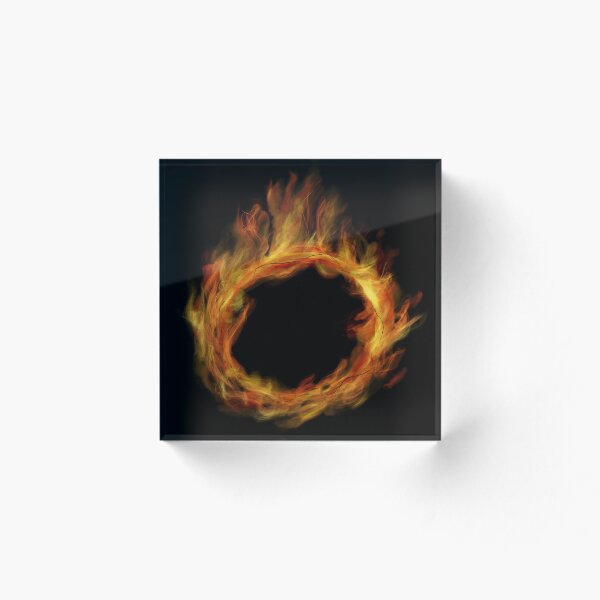 Artikelvorschau, Feuerkreis, Flammen, Feuer, Gelbe Flammen, Ein Flammenring entworfen und verkauft von Ruby Jackson.