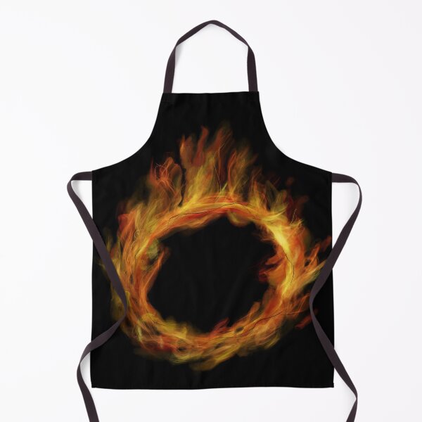 Item preview, Circle Of Fire, Flames, Fire, Yellow Flames, A Ring of Flames designed and sold by Ruby Jackson.