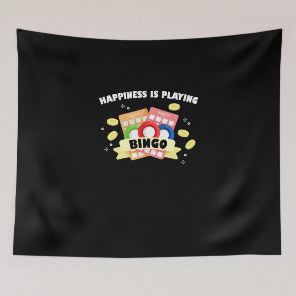 Item preview, Happiness Is Playing Bingo Bingo Balls Bingo Squad designed and sold by Nessshirts.