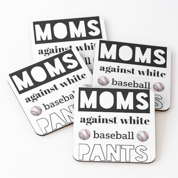 Item preview,  Moms against white baseball pants,moms against white pants,baseball pants, funny baseball pants, designed and sold by Yorino.