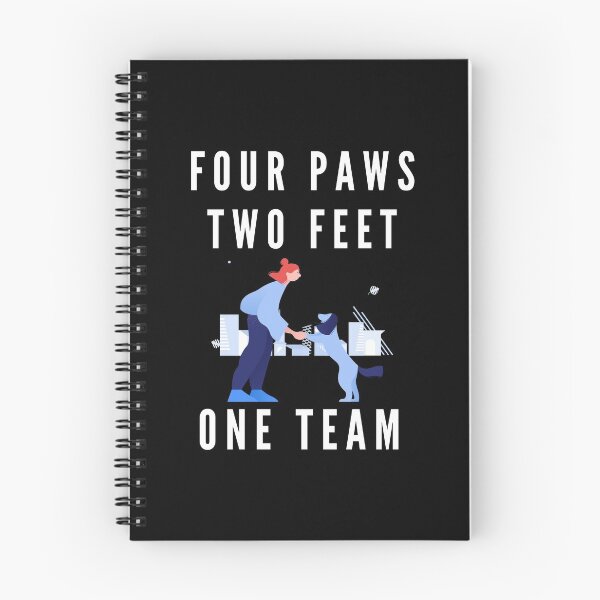 Item preview, Four Paws Two Feet One Team - Dog Fanatics designed and sold by VikGen.