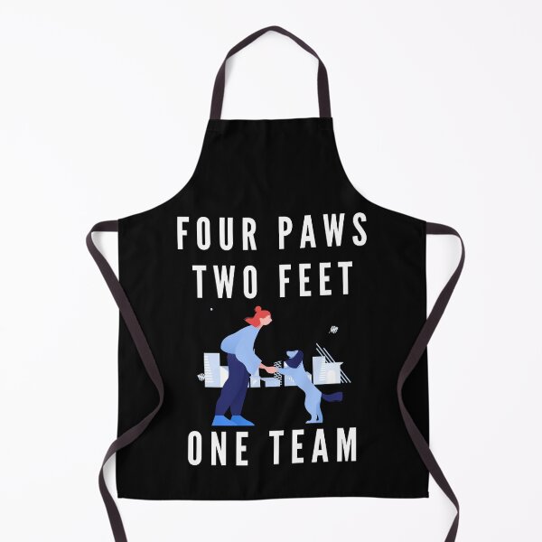 Item preview, Four Paws Two Feet One Team - Dog Fanatics designed and sold by VikGen.