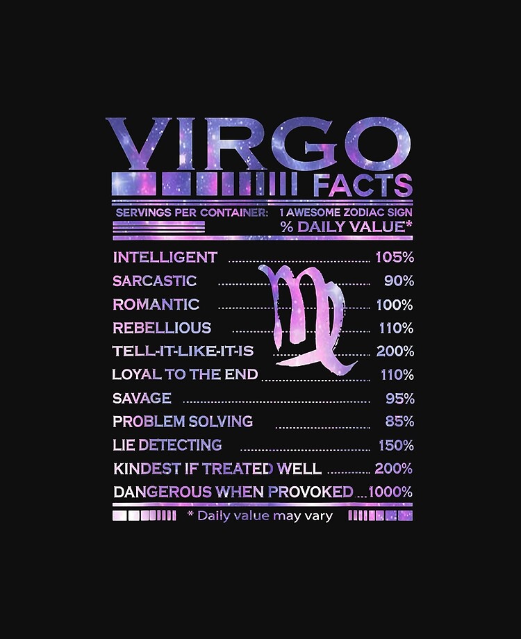 Virgo Facts Funny Birthday Zodiac Signs Gifts Men Women Girl iPad Case Skin