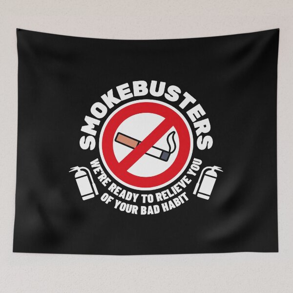Item preview, Smokebusters No Smoking Sign Logo designed and sold by MovieVigilante.