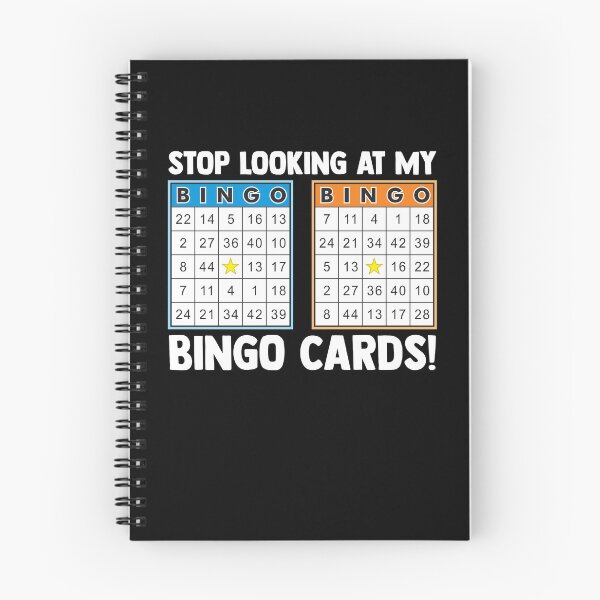 Item preview, Stop Looking At My Bingo Cards! Bingo Player Bingo Cards designed and sold by Nessshirts.