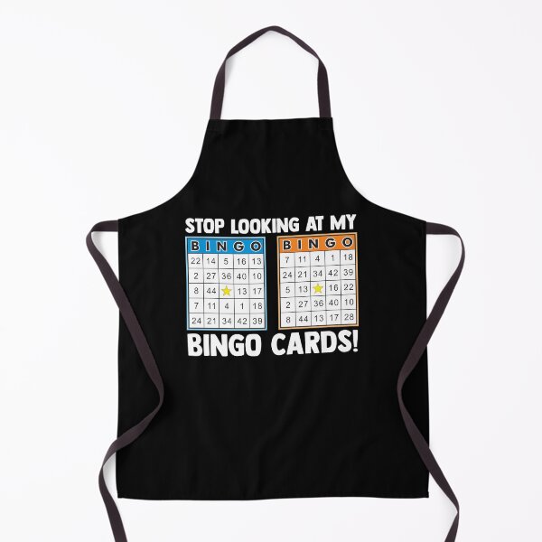 Item preview, Stop Looking At My Bingo Cards! Bingo Player Bingo Cards designed and sold by Nessshirts.
