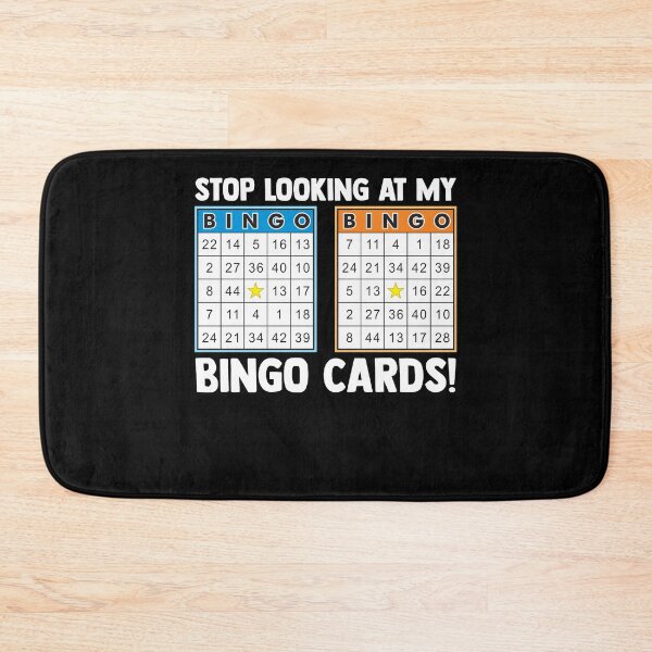 Item preview, Stop Looking At My Bingo Cards! Bingo Player Bingo Cards designed and sold by Nessshirts.