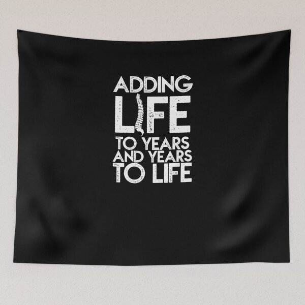 Item preview, Adding life to years and years to life  funny chiropractor designed and sold by patroart.