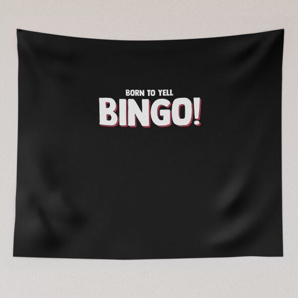 Item preview, Born To Yell Bingo! Lucky Player Bingo Balls Bingo Cards designed and sold by Nessshirts.