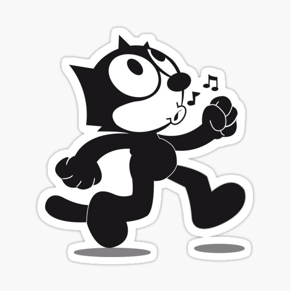 Stickers Sur Le Theme Felix Le Chat Redbubble