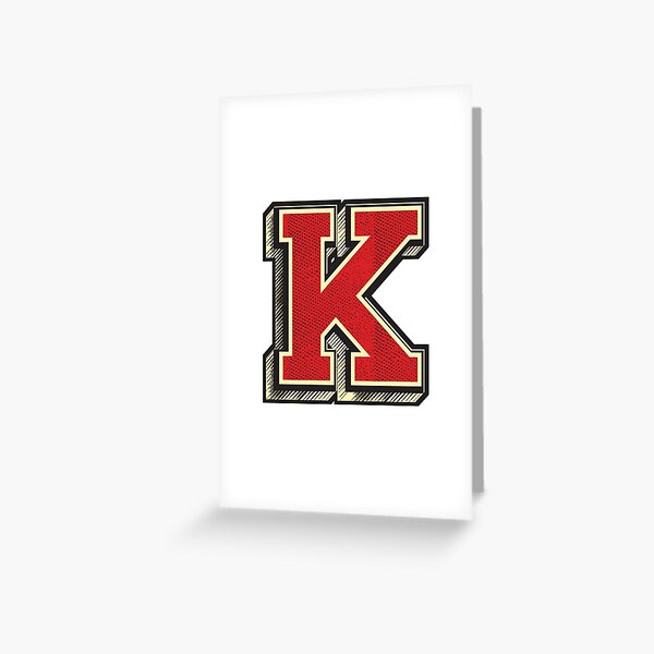 Item preview, Vintage Letter K ✪ Retro typography style capital letters designed and sold by Naumovski.