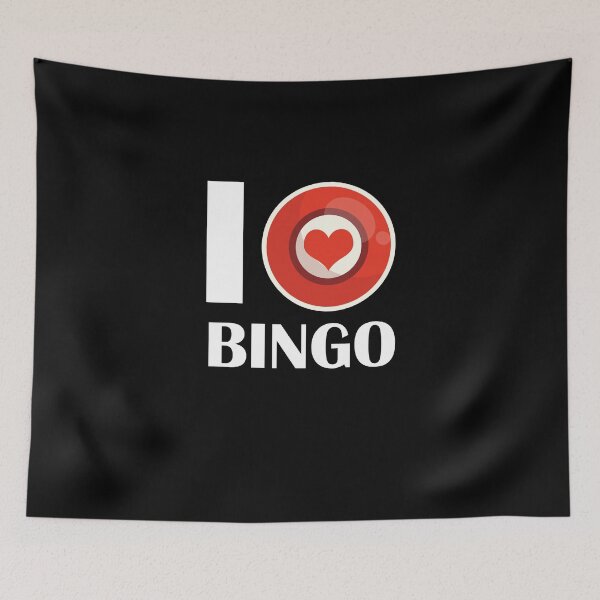 Item preview, I love Bingo Lucky Player Bingo Balls Bingo Player designed and sold by Nessshirts.