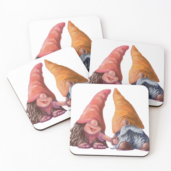 Item preview, Autumn Gnome Couple - Fall Colors designed and sold by TheArtCave.