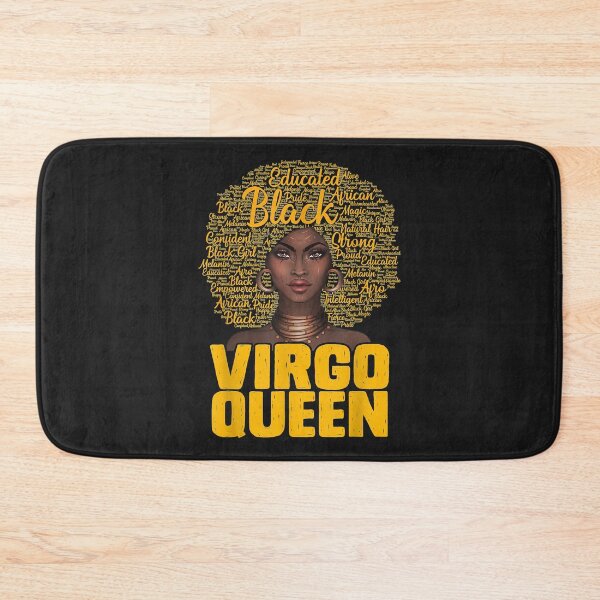 Item preview, Virgo Queen Black Woman Afro Natural Hair African American designed and sold by edithkelly.