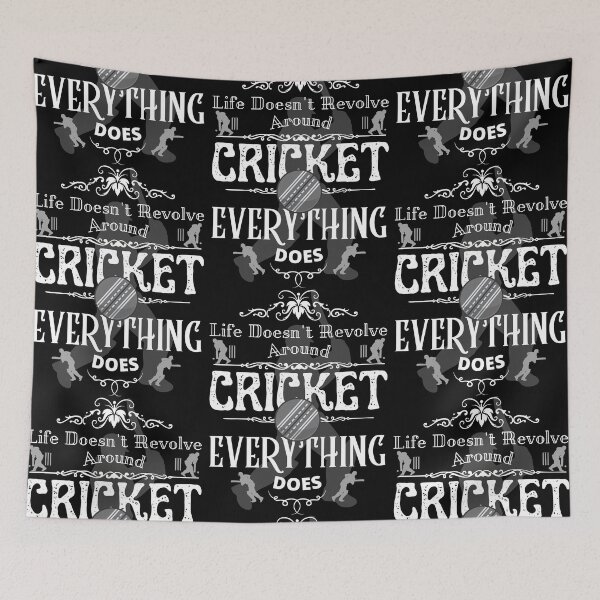 Item preview, Life Doesn't Revolve Around Cricket designed and sold by 133DandC.