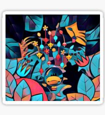 Pikmin Neon Jungle Sticker