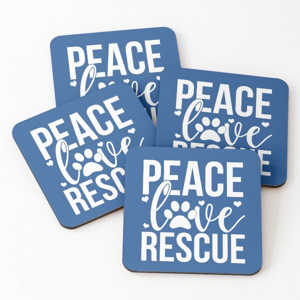 Item preview, Peace love and rescue designed and sold by AnveeBubbles.