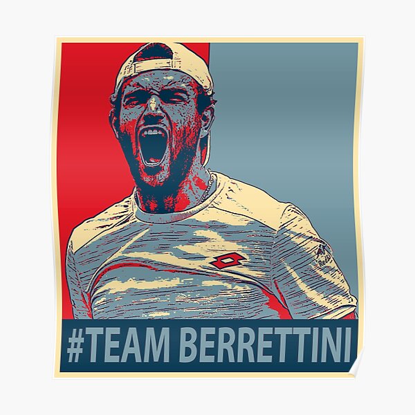 &ldquo;Matteo Berrettini&rdquo; Poster for Sale by KaraGrey | Redbubble