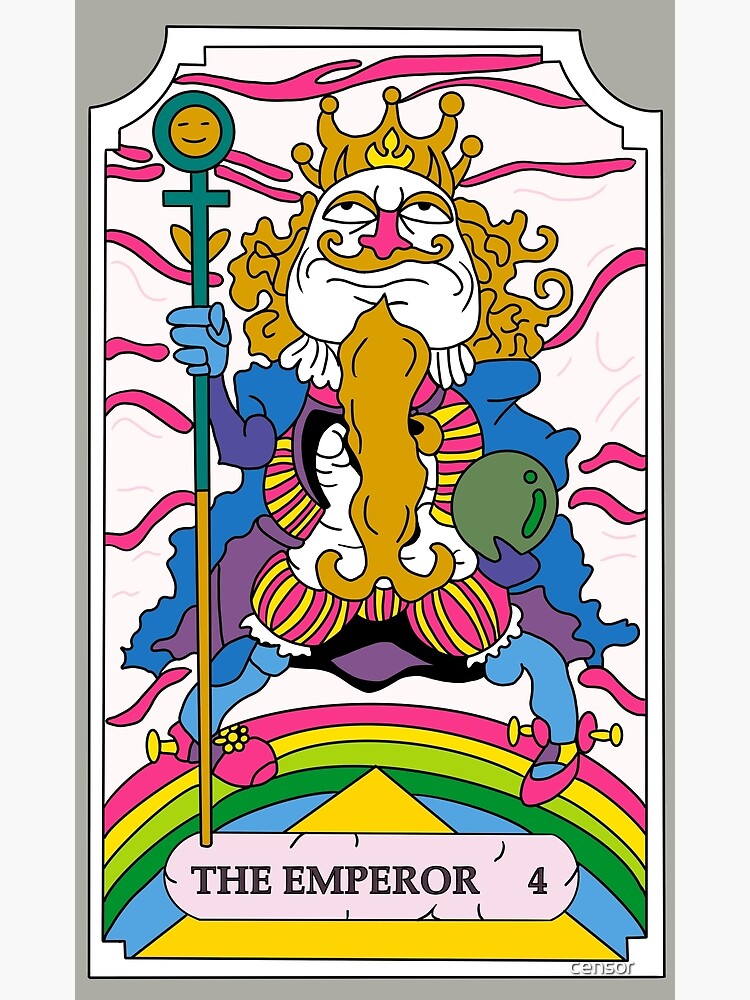 "The Emperor JoJo Tarot Card HD" Poster by CeartheBaka Redbubble