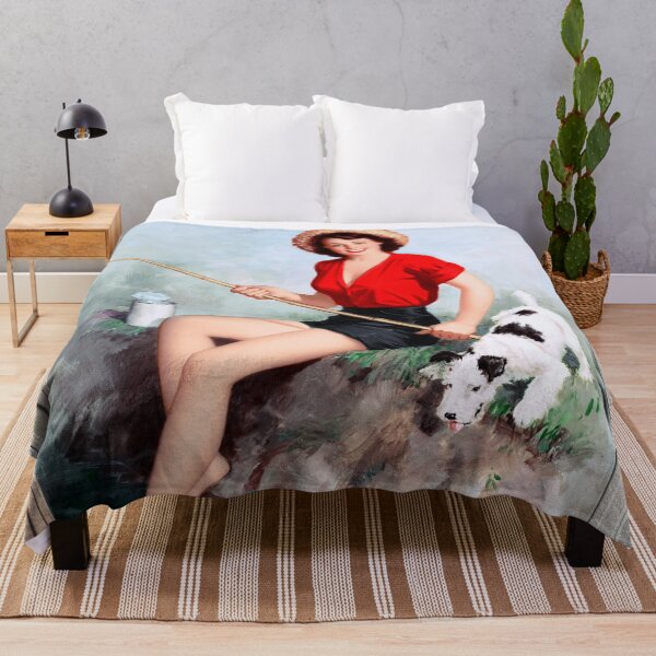 Item preview, Girl Gone Fishing by Walt Otto Pin-Up Girl Vintage Art Xzendor7 Art Reproductions designed and sold by Xzendor7 Digital Art Creations.