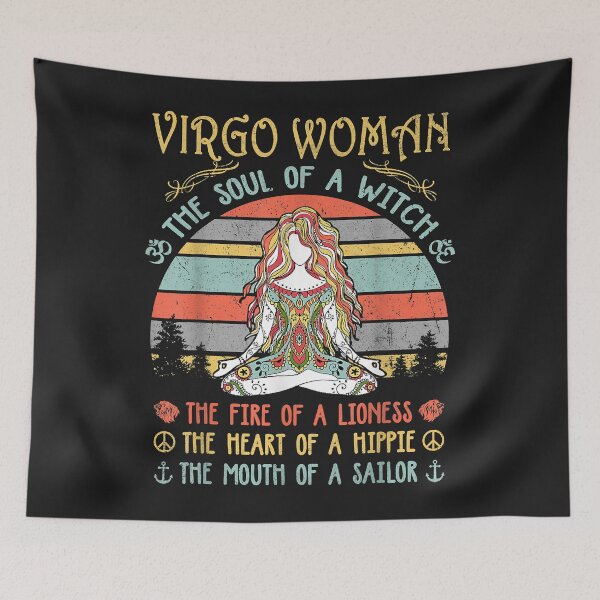 Item preview, Virgo Woman The Soul Of A Witch Vintage Birthday Gift designed and sold by edithkelly.