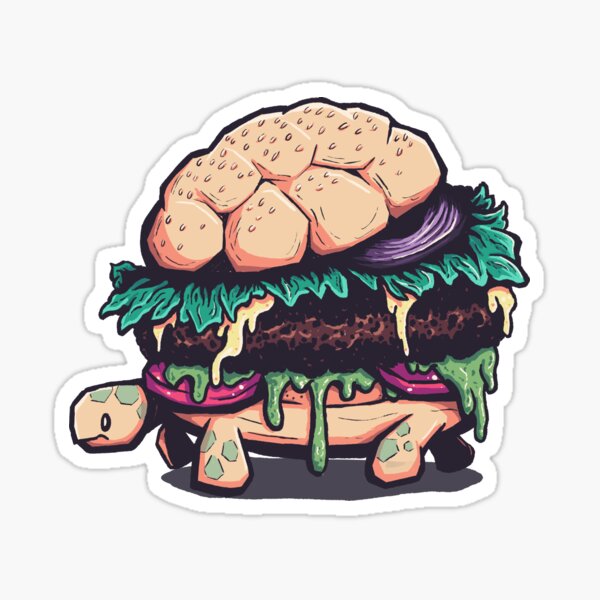 Slow Food Turtle Sticker