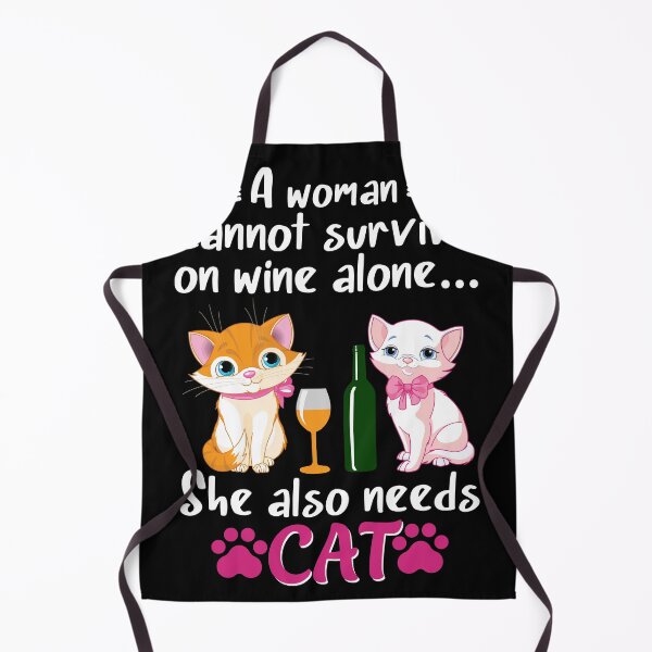Item preview, A WOMEN CANNOT SURVIVE .. SHE ALSO NEEDS CATS designed and sold by SBEEKAA.