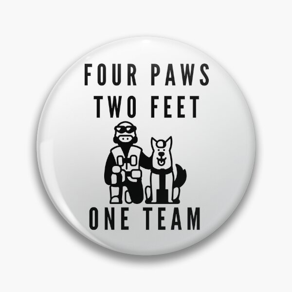 Item preview, Four Paws Two Feet One Team - Dog Trainer designed and sold by VikGen.