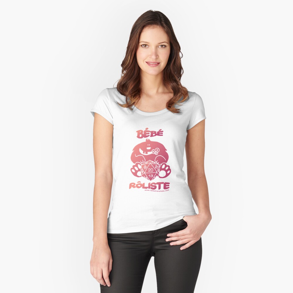 Aperçu de l'œuvre T-shirt échancré créée et vendue par LaLoutreRoliste.