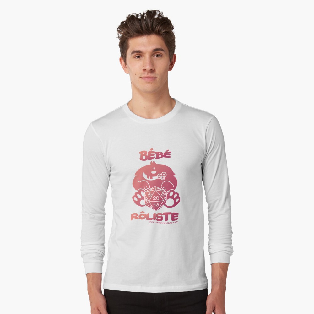 Aperçu de l'œuvre T-shirt manches longues créée et vendue par LaLoutreRoliste.