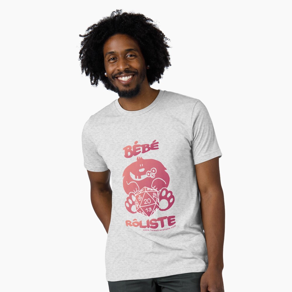 Aperçu de l'œuvre T-shirt chiné créée et vendue par LaLoutreRoliste.