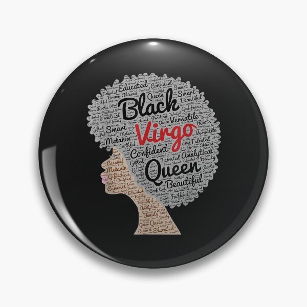 Item preview, Virgo Zodiac Birthday Afro for Black Women designed and sold by edithkelly.