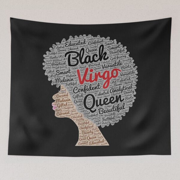 Item preview, Virgo Zodiac Birthday Afro for Black Women designed and sold by edithkelly.