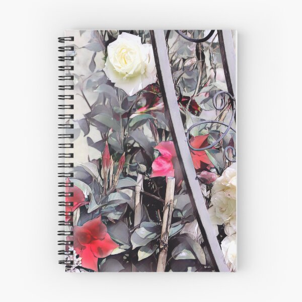 Item preview, Rose tendril with white roses designed and sold by Patricia Piotrak.