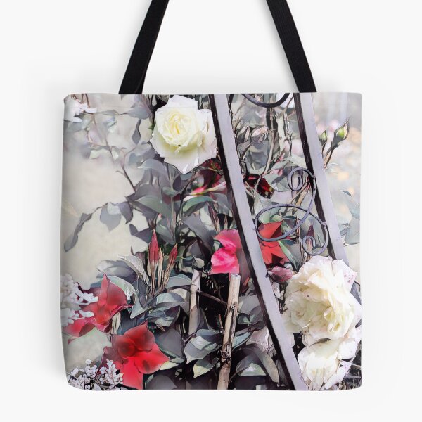 Item preview, Rose tendril with white roses designed and sold by Patricia Piotrak.