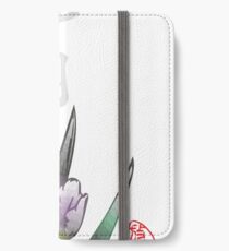Inked Petals of a Year May iPhone Wallet/Case/Skin