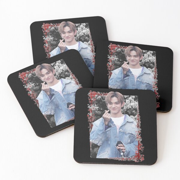 Item preview, Lucas Wong SuperM Wong Yukhei Korean Kpop Floral Design designed and sold by Piosenka Art.