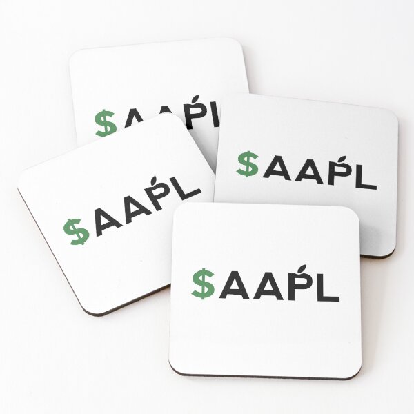 Item preview, AAPL Stock Ticker (Apple) designed and sold by the-two-store.