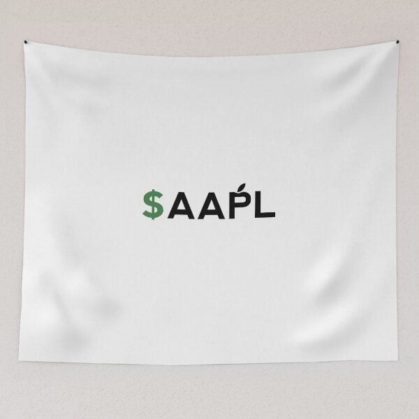 Item preview, AAPL Stock Ticker (Apple) designed and sold by the-two-store.